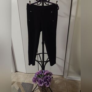 Black Pants with Silver Accents